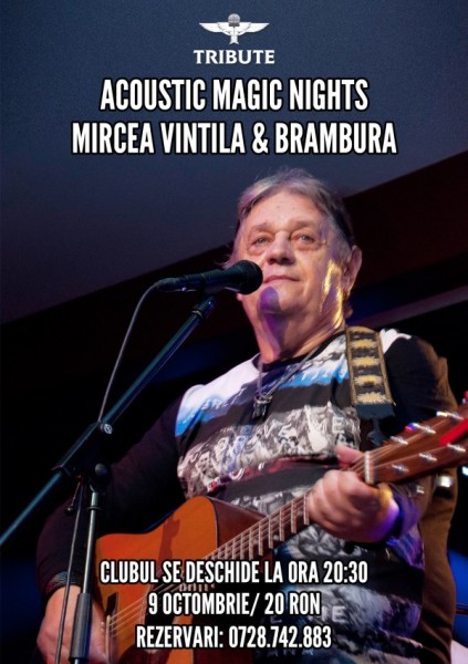 Poster eveniment Mircea Vintilă - Acoustic Magic Nights