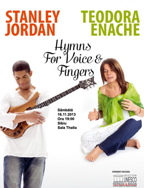 Poster eveniment Teodora Enache și Stanley Jordan