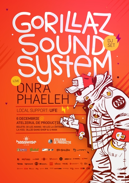 Poster eveniment Gorillaz Sound System