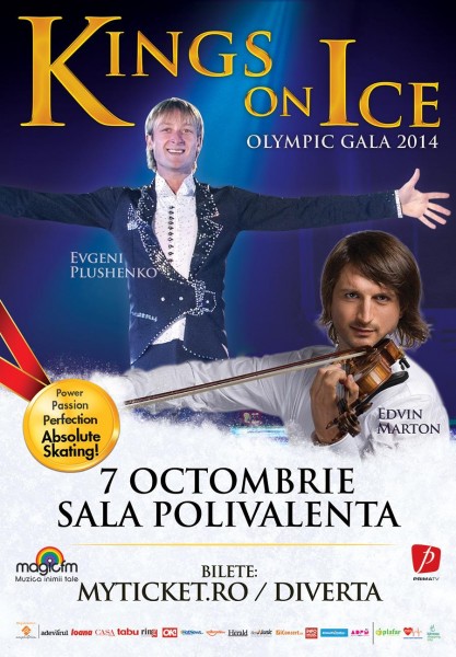 Poster eveniment Kings On Ice cu Evgeni Plushenko