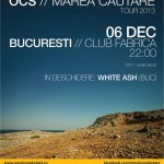 Afiș concert Omul cu șobolani în Club Fabrica din București pe 6 decembrie 2013