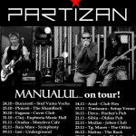 Afis Partizan - Turneu național "Manualul...on tour" 2013