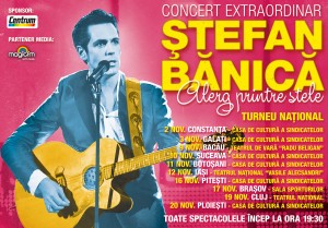 Poster eveniment Ștefan Bănică - Alerg printre stele