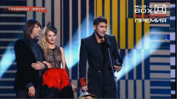 Dan Bălan a primit premiul Music Box la categoria Cel Mai Bun Interpret, Rusia 2013