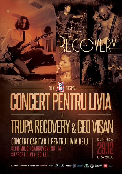 Poster eveniment Concert pentru Livia