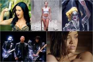 Katy Perry / Miley Cyrus / Ladu Gaga / Daft Punk / Rihanna