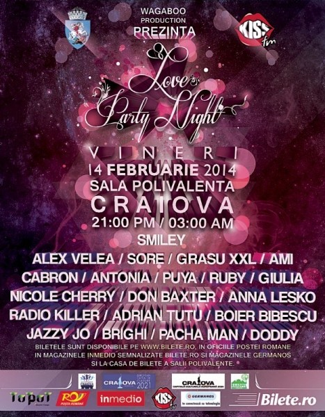 Poster eveniment Love Party Night
