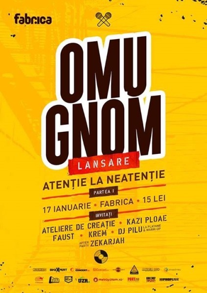 Poster eveniment Omu Gnom