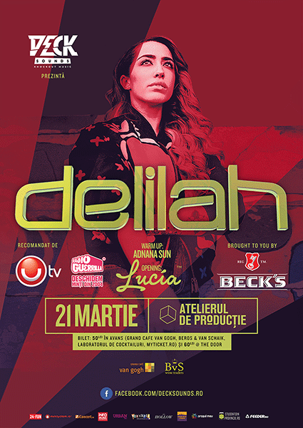 Poster eveniment Delilah