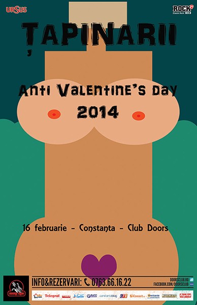 Poster eveniment Țapinarii - Anti-Valentine’s Day
