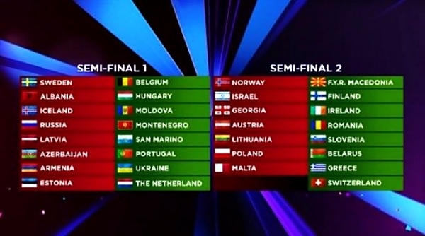 Semifinalele Eurovision 2014