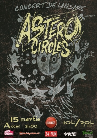 Poster eveniment Astero - Lansare album \"Circles\"