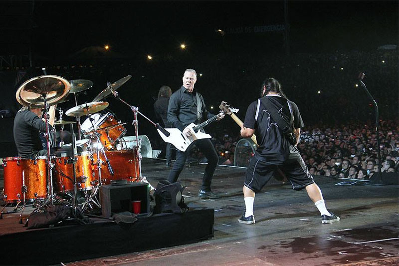 Metallica în concert la Bogota (Columbia) pe 16 martie 2014