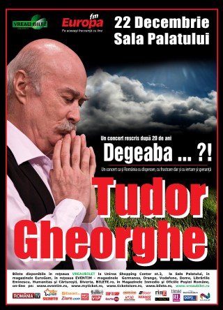 Poster eveniment Tudor Gheorghe