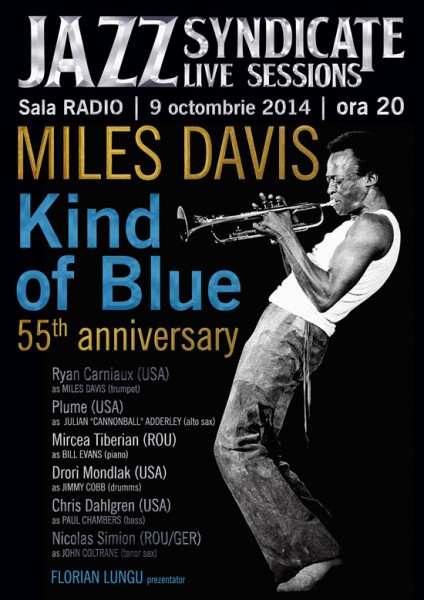 Poster eveniment Miles Davis Kind of Blue
