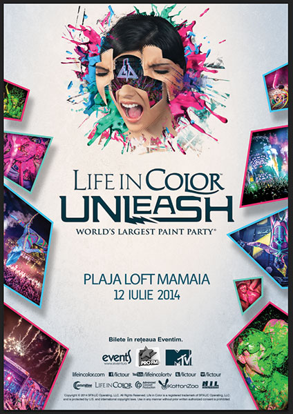 Poster eveniment LIFE IN COLOR