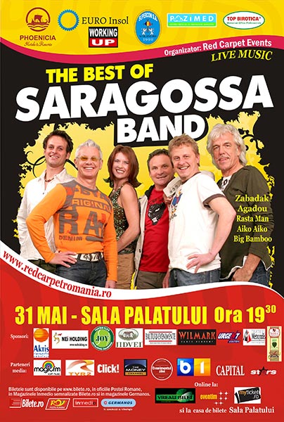 Poster eveniment SARAGOSSA BAND