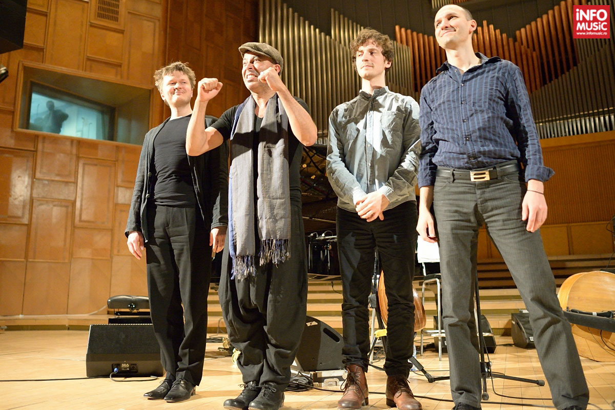 Dhafer Youssef în concert la Sala Radio pe 10 aprilie 2014, alături de Kristjan Randalu, Phil Donkin și Ferenc Nemeth