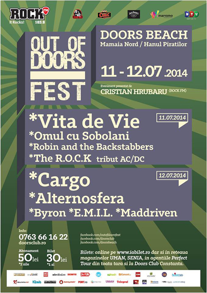 Poster eveniment Out of Doors Fest 2014