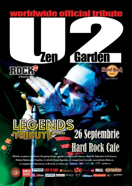 Poster eveniment Zen Garden - Tribute U2