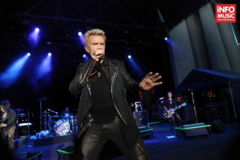 Billy Idol în concert la București pe 29 iunie 2014