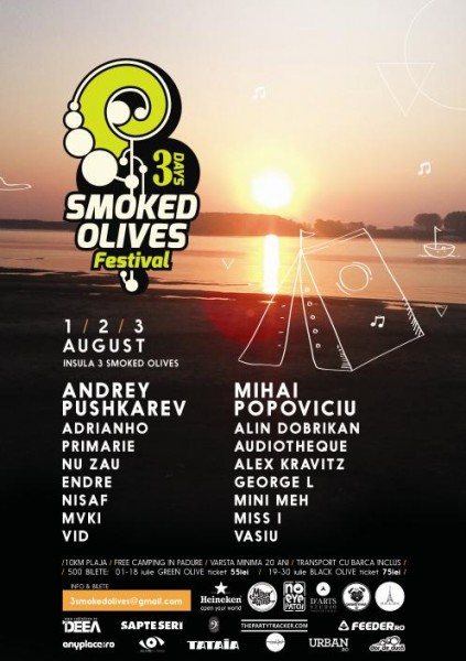 Poster eveniment 3 days Smoked Olives Festival 2014