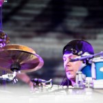 Tobosarul Mike Mangini în concertul Dream Theater de la Romexpo București pe 28 iulie 2014