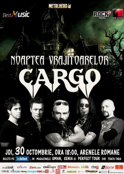 Poster eveniment Cargo - Noaptea Vrăjitoarelor