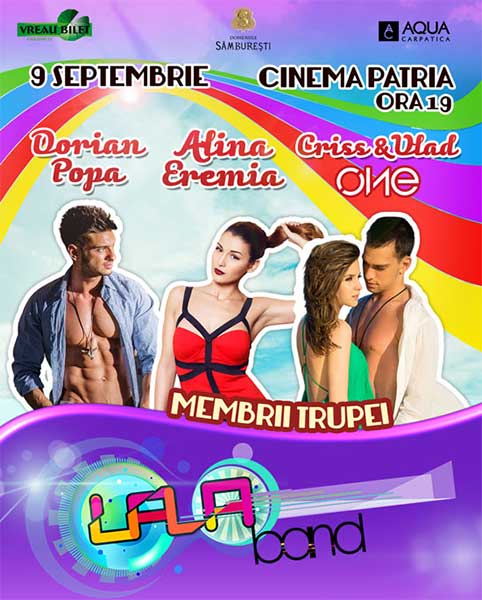Poster eveniment Dorian Popa, Alina Eremia, Criss & Vlad (ONE)