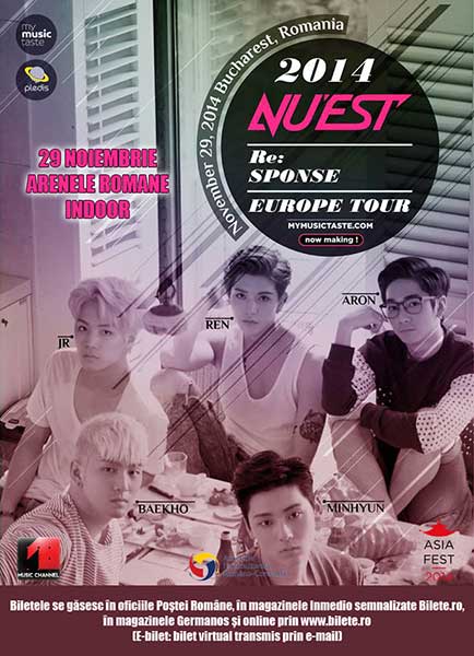 Poster eveniment K-POP FEST: NU’EST