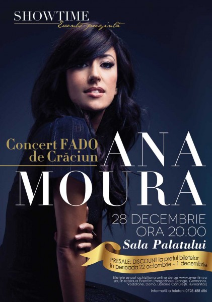 Poster eveniment ANA MOURA - Concert FADO de Crăciun