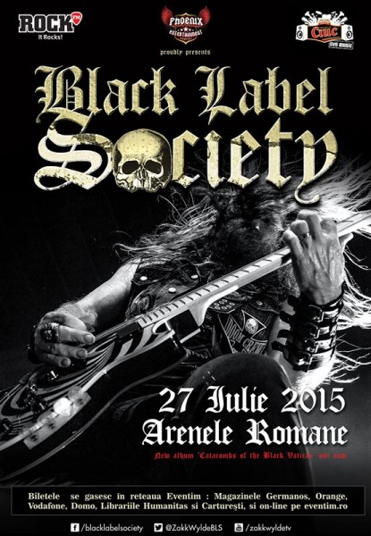Poster eveniment Black Label Society