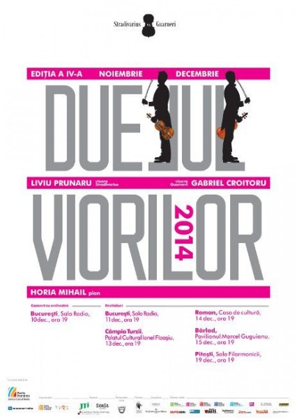 Poster eveniment Duelul Viorilor: Liviu Prunaru - Gabriel Croitoru
