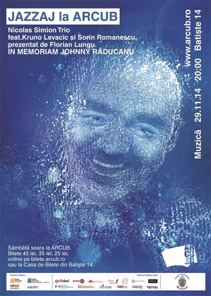 Poster eveniment JAZZAJ la ARCUB: concert live In Memoriam Johnny Răducanu