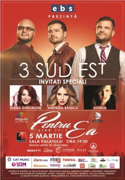 Poster eveniment 3 Sud Est - \"Pentru Ea\"