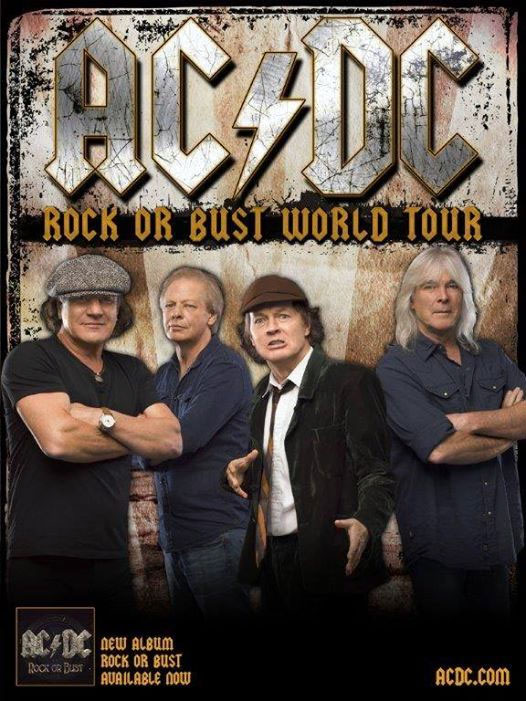 AC/DC anunță primele concerte din 2015