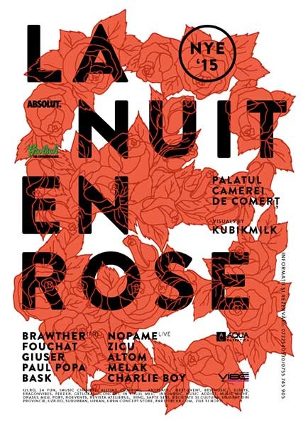 Poster eveniment NYE’15 - La nuit en rose