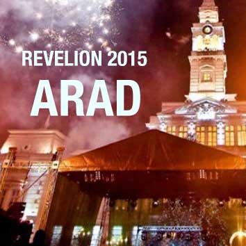 Poster eveniment Revelionul Popular Arad 2015