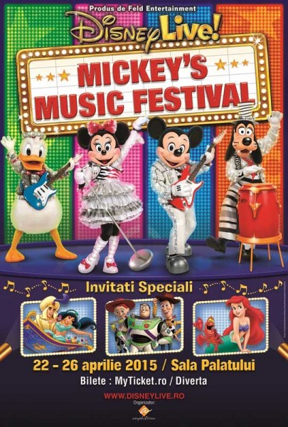 Poster eveniment Disney Live! Mickey’s Music Festival