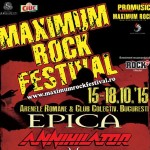 Afiș Maximum Rock Festival 2015