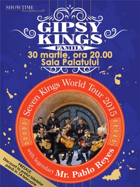 The Gipsy Kings concert Sala Palatului
