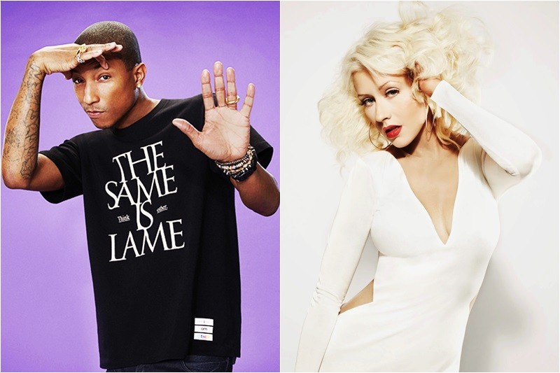 Christina Aguilera Lucrează Cu Pharrell Williams La Un Nou Album