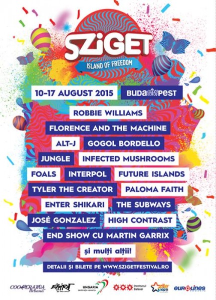 Poster eveniment Sziget 2015