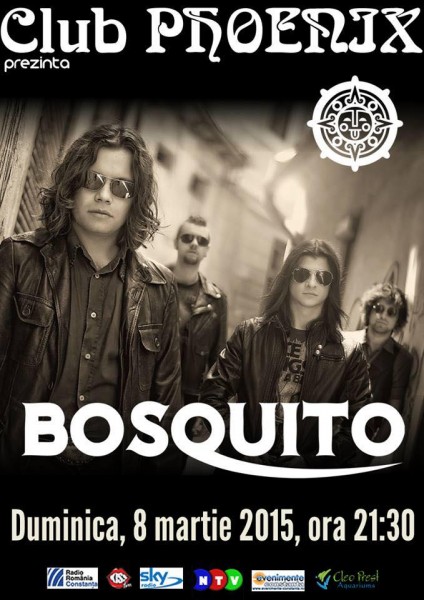 Concert Bosquito în Phoenix Club pe 8 martie 2015