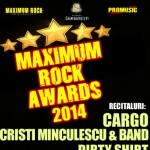 Afiș Gala Maximum Rock Awards în club Colectiv 20 februarie 2015