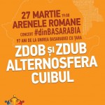 Afiş concert Zdob şi Zdub, Alternosfera şi Cuibul