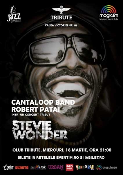 Poster eveniment Cantaloop featuring Robert Patai - Stevie Wonder Tribute