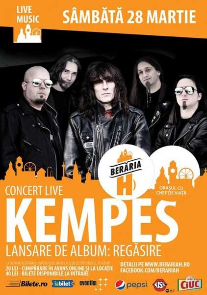 Poster eveniment Kempes - Lansare album