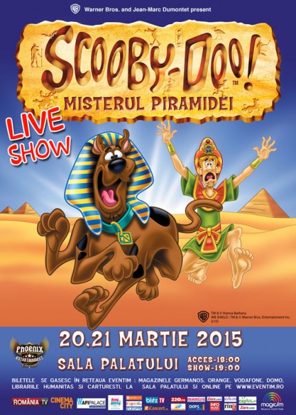 Poster eveniment Scooby-Doo - Misterul Piramidei 2015