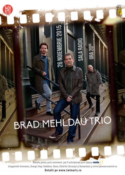 Afiș concert Brad Mehlau Trio 2015